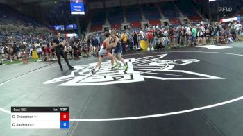 106 lbs Rnd Of 16 - Christopher Grossman, Montana vs Caleb Jackson, Utah