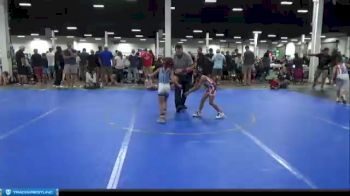 48 lbs Round 1 (10 Team) - Nasir White, Uprising vs Alana Rohel, Iron Horse
