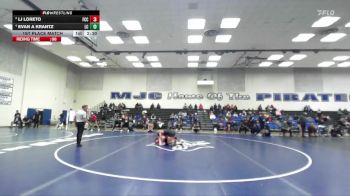 149 lbs 1st Place Match - Evan A Krantz, Lassen College vs Lj Loreto, Fresno City College