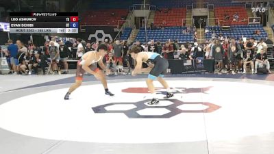 165 lbs Cons. Rd Of 64 - Leo Ashurov, TX vs Evan Schibi, CT