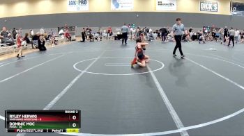 64 lbs Round 2 - Dominic Moc, POWA vs Ryley Herwig, Warhawks Wrestling