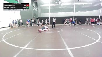 165 lbs Champ. Round 2 - Damien Davison, Flat Earth Wrestling Club vs Ryder Kruse, NWTC