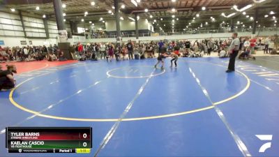 67 lbs Round 2 - Tyler Barns, Xtreme Wrestling vs Kaelan Cascio, VB Fighthouse