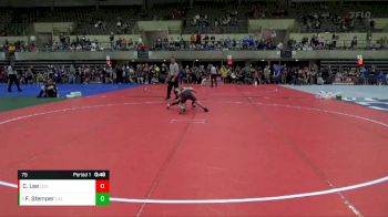 75 lbs Champ. Round 1 - Finn Stemper, Caledonia vs Casey Lee, Legends Of Gold