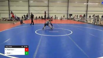 120 lbs Consolation - Hale Robinson, HI vs John Baier, VA