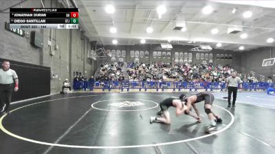 144 lbs Semifinal - Diego Santillan, St. Joseph vs Jonathan Duran, Granite Hills