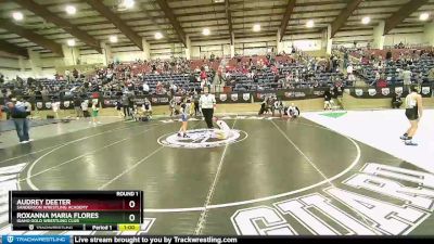 70 lbs Round 1 - Roxanna Maria Flores, Idaho Gold Wrestling Club vs Audrey Deeter, Sanderson Wrestling Academy