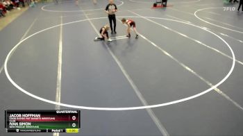 Quarterfinal - Jacob Hoffman, Coon Rapids Mat Bandits Wrestling Club vs Ivan Simon, New Prague Wrestling