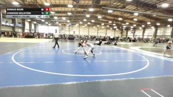 75 lbs Round Of 64 - Ronald Baum, MD vs Lynwood Williford, VA