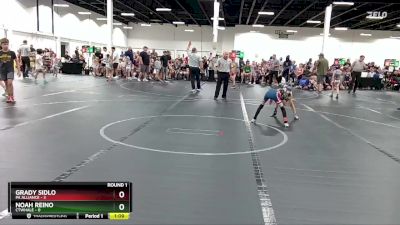 52 lbs Round 1 (6 Team) - Grady Sidlo, PA Alliance vs Noah Reino, CTWHALE