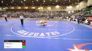 170 lbs Quarterfinal - Trey Dieringer, Scappoose Wrestling vs Ceasar Garza, Oakdale