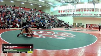 113 lbs 3rd Place Match - Wyatt Lees, Detroit Catholic Central vs Alijah Mohanna, Cinncinati LaSalle