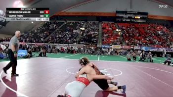 4A 215 lbs 1st Place Match - Quinn Hood, Fruitland vs McGregor Miller, South Fremont