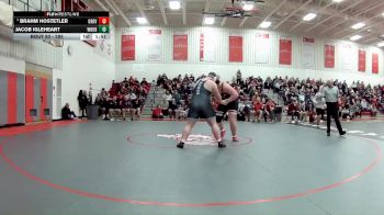 285 lbs Quarterfinal - Brahm Hostetler, Orrville vs Jacob Igleheart, Woodridge