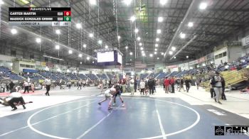 100 lbs Consi Of 4 - Carter Martin, Bear Cave WC vs Maddox Gonzales Grimm, Bear Cave WC