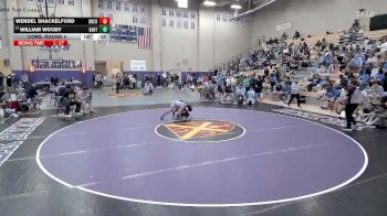 157 lbs Cons. Round 4 - William Woody, Bartlett vs Wendel Shackelford, Union County