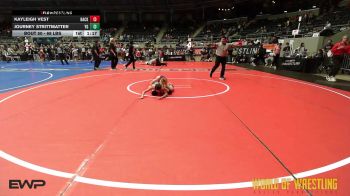 68 lbs Quarterfinal - Kayleigh Vest, Backyard Brawlers Midwest vs Journey Strittmatter, Young Guns