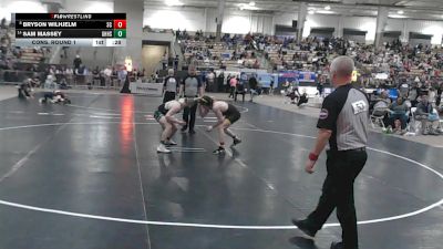 AA 150 lbs Cons. Round 1 - Sam Massey, Green Hill High School vs Bryson Wilhjelm, Science Hill High School