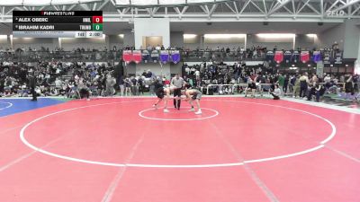 126 lbs Quarterfinal - Alex Oberc, New Milford vs Ibrahim Kadri, Trumbull