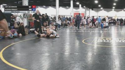 170 lbs 3rd Place - Ari Jacobson, Mat Demon Girls Blue - GK12E vs Alexis Penley, Black Mambas - GK12E