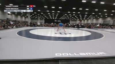 110 lbs Semis - Audrey Flores, Raw Wrestling Club vs Katie Biscoglia, Ubasa Wrestling Academy