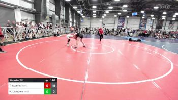 132 lbs Round Of 32 - Tyler Adams, Team Nauman Silver Fox vs Konner Lambers, TS Wrestling Prep