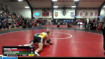 170 lbs Round 1 - Michael Raines, New London vs Christian Gasper, Cedar Rapids Kennedy