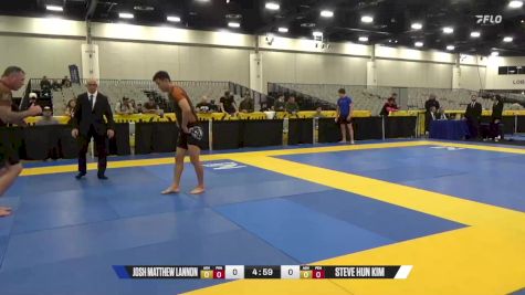 Steve Hun Kim vs Josh Matthew Lannon 2024 World IBJJF Jiu-Jitsu No-Gi Championship