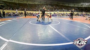 90 lbs Consi Of 4 - Liam Cooney, Bandit Combat Sports vs Kross Iwersen, Division Bell Wrestling