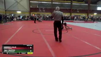 150 lbs Cons. Round 3 - Trey Miletics, Bethlehem Catholic vs Andrew Lollis, Broken Arrow