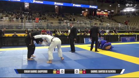 Gabriel Santos De Oliveira vs Oskar Gabriel Gasperski 2025 Pan Jiu Jitsu IBJJF Championship