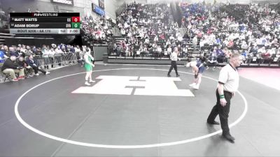 6A 175 lbs Cons. Round 1 - Adam Borup, Syracuse vs Matt Watts, Corner Canyon