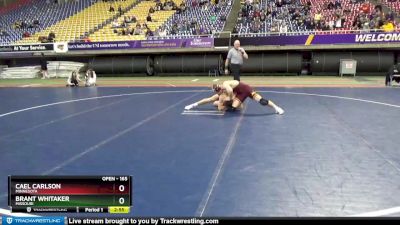 165 lbs Semifinal - Cael Carlson, Minnesota vs Brant Whitaker, Missouri