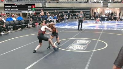 121 lbs Round 1 (4 Team) - Micah Jackson, Washington, IL vs Damien Daudt, Shakopee, MN