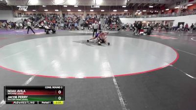 149 lbs Cons. Round 2 - Jacob Perry, William Penn (Iowa) vs Noah Avila, Waldorf (Iowa)