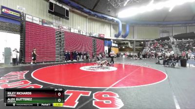 2A 120 lbs Quarterfinal - Alex Guitterez, Ephrata vs Riley Richards, Ephrata