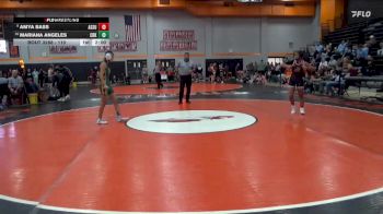 110 lbs 1st Place Match - Amya Bass, Assumption, Davenport vs Mariana Angeles, Cedar Rapids Kennedy