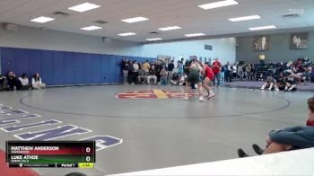 150 lbs Champ. Round 2 - Matthew Anderson, Ravenwood vs Luke Athoe, Green Hills