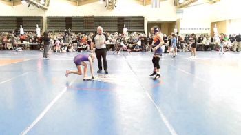 90 lbs Rr Rnd 2 - Eleanor Harte, NewWhale Pink - Girls vs Madeline Puleo, Bayside Baddies - Girls