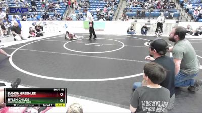 52 lbs Round 5 - Rylen Childs, Maize Wrestling Club vs Damon Greenlee, Garden City