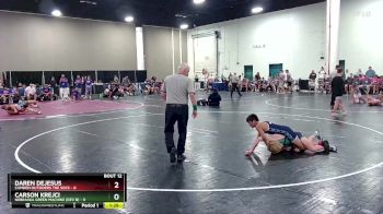 106 lbs Round 2 (16 Team) - Carson Krejci, Nebraska Green Machine (Dev B) vs Daren DeJesus, Camden Outsiders The Socs