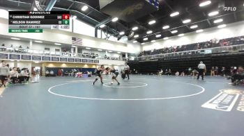 197 lbs Champ. Round 1 - Nelson Ramirez, Cerritos College vs Christian Godinez, Santa Ana College