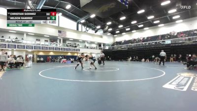197 lbs Champ. Round 1 - Nelson Ramirez, Cerritos College vs Christian Godinez, Santa Ana College