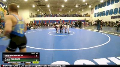 138 lbs Quarterfinal - Chase Scribner, Kellogg vs Kaden Bunderson, Pocatello