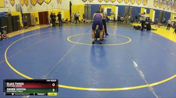 144 Gold 3rd Place Match - Didier Novoa, Southwest Miami vs Elias Twigg, Fletcher Senior