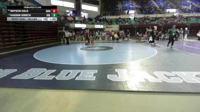 190 lbs Consi Of 8 #2 - Bryson Dale, Carolina Forest vs Hassim Gibeck, Boiling Springs