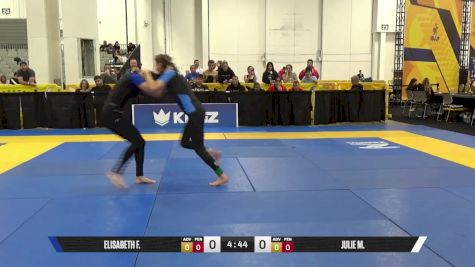 JULIE M. vs ELISABETH F. 2025 World IBJJF Jiu-Jitsu No-Gi Championship