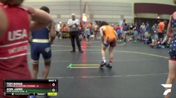125 lbs Round 2 (6 Team) - Tom Banas, American Gladiators-Thunder vs Kodi James, Elite Athletic Club