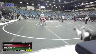 80 lbs Cons. Round 3 - Kyan Smith, Maize Wrestling Club vs Waylon Miller, Greater Heights