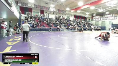 215 lbs Semifinal - Esteban Sanchez, Montgomery vs Christian Carrera, El Cajon Valley